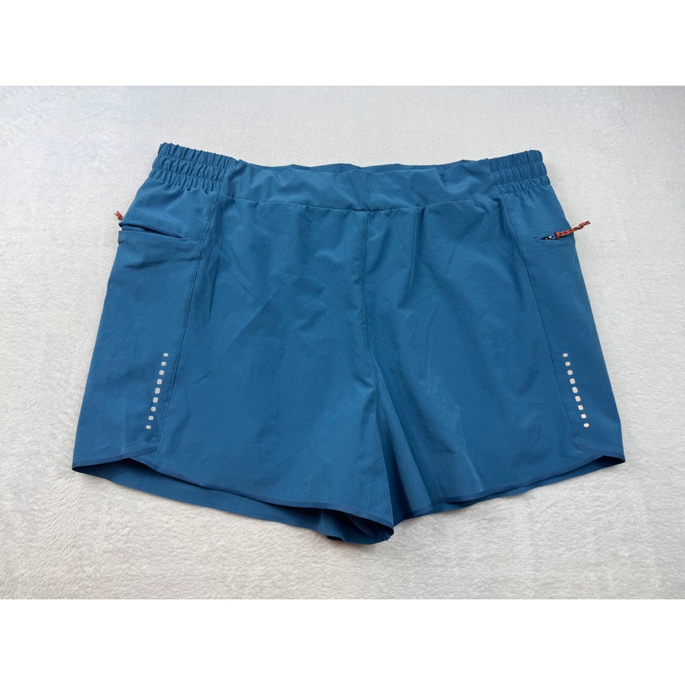 Alaskan Hardgear Duluth Trading Co Womens XL Blue Lined Running Shorts AKHG